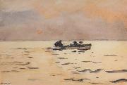 Winslow Homer Rowing Home (mk44) china oil painting reproduction